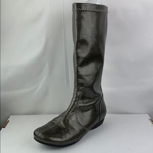 Kenneth Cole Graphite Paten Book-a-licious boots